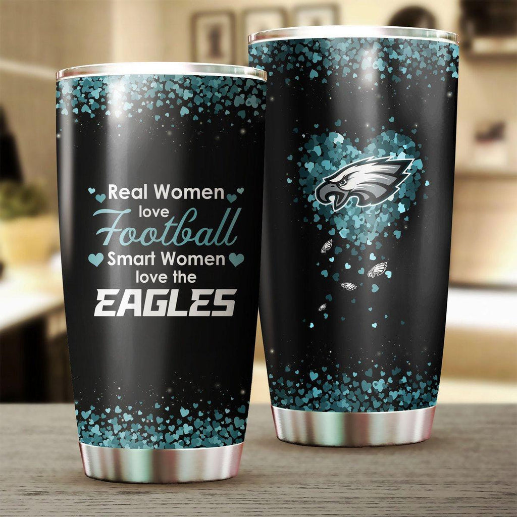 Smart Women Love The Philadelphia Football Tumbler Version 2.