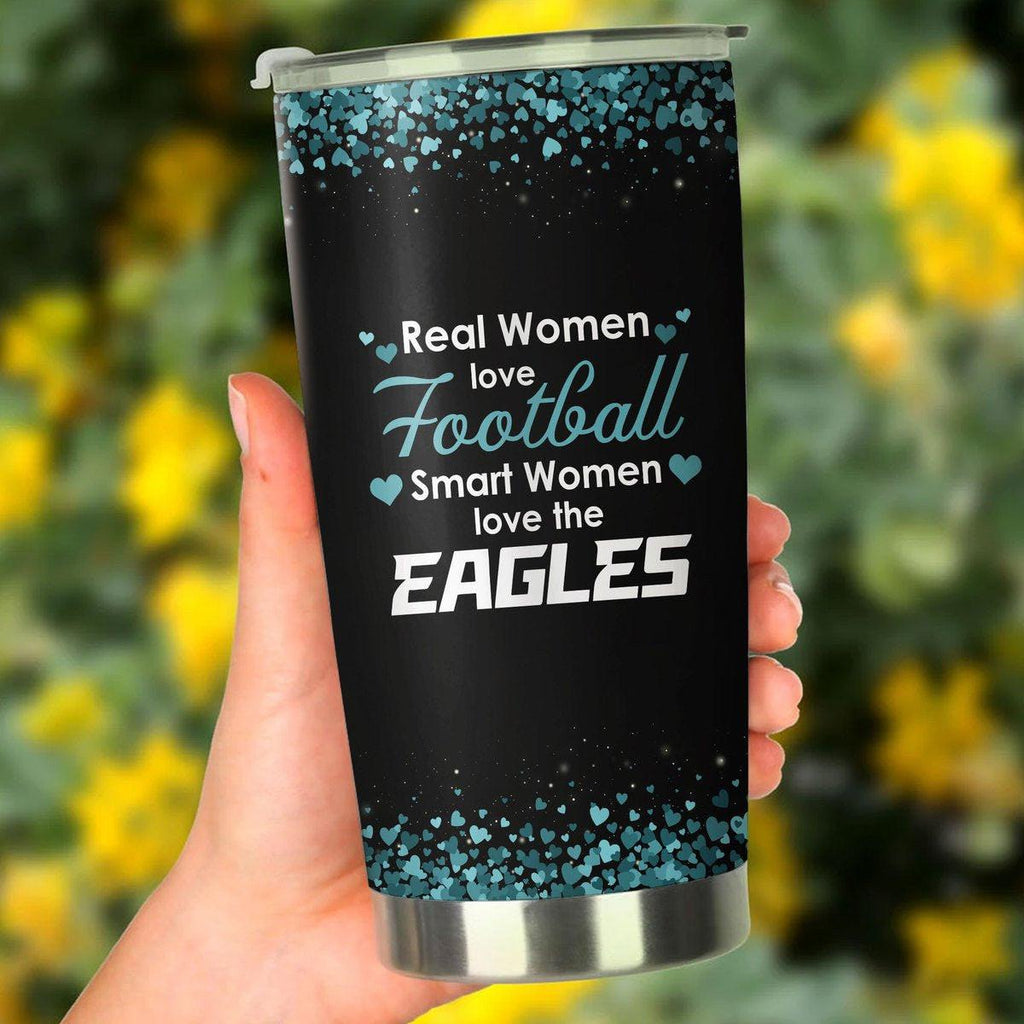 Smart Women Love The Philadelphia Football Tumbler Version 2.