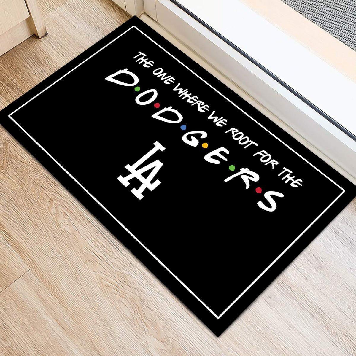 The One Where We Root For The LADG - Anti Slip Indoor Doormat.