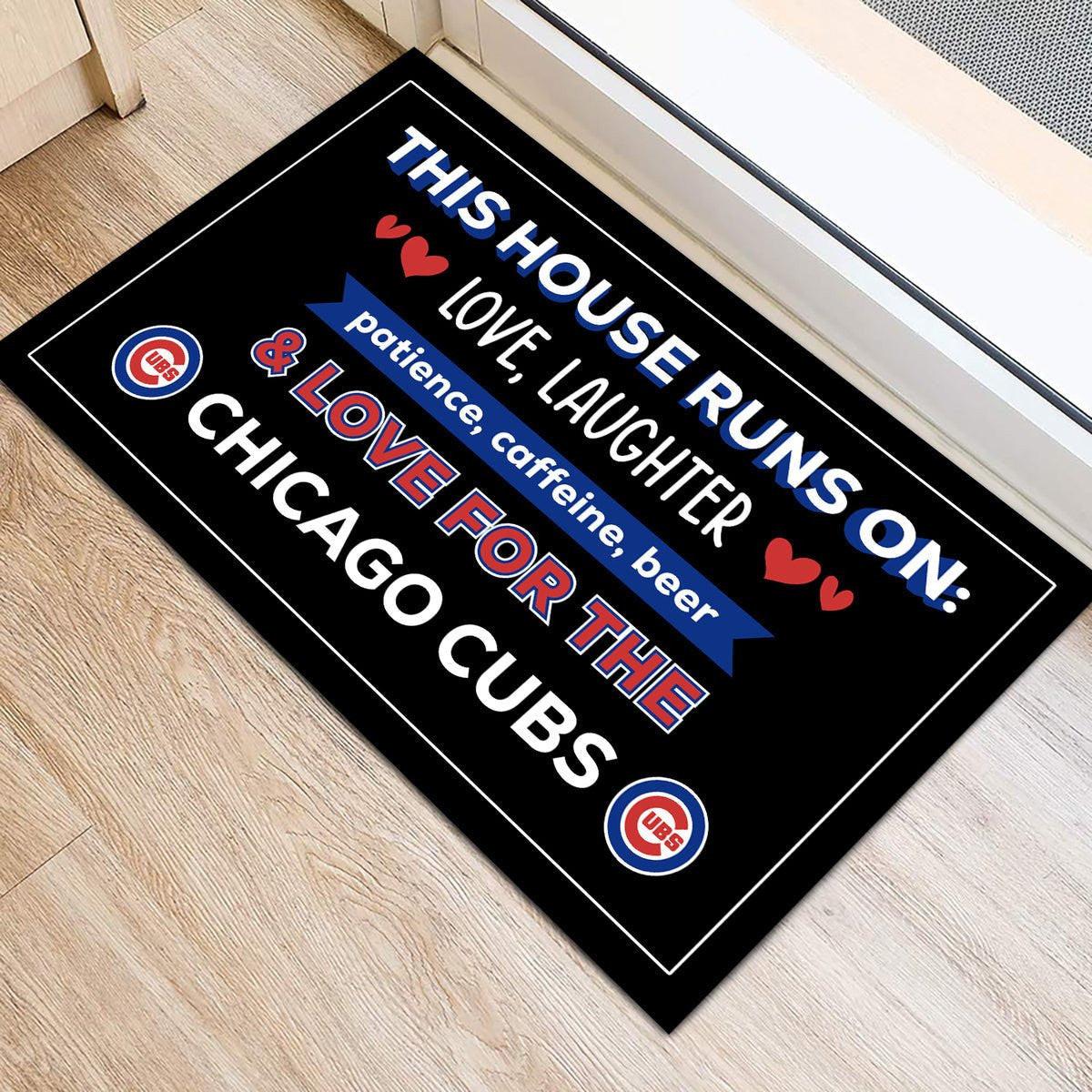 This House Runs On CCGC - Anti Slip Indoor Doormat.