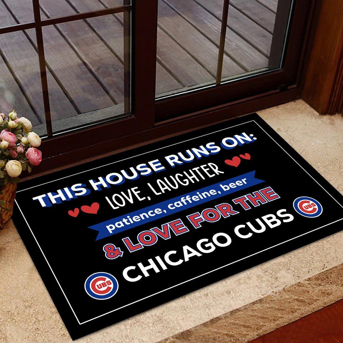 This House Runs On CCGC - Anti Slip Indoor Doormat.
