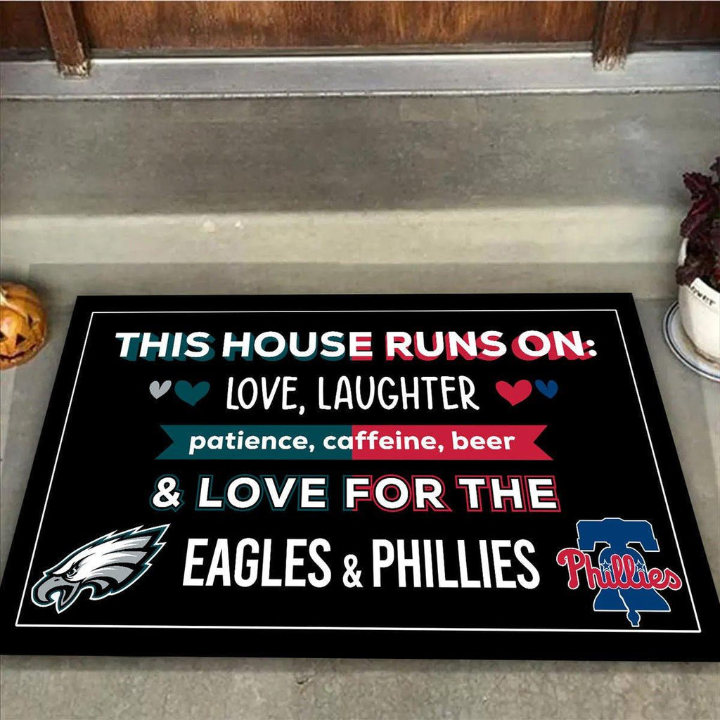 This House Runs On PLDPEG & PLDPL - Anti Slip Indoor Doormat.