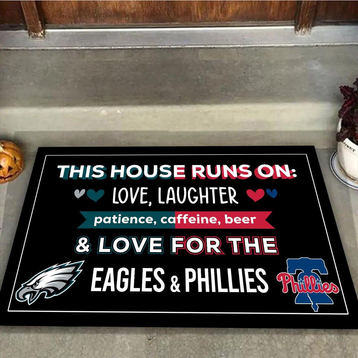 This House Runs On PLDPEG & PLDPL - Anti Slip Indoor Doormat.