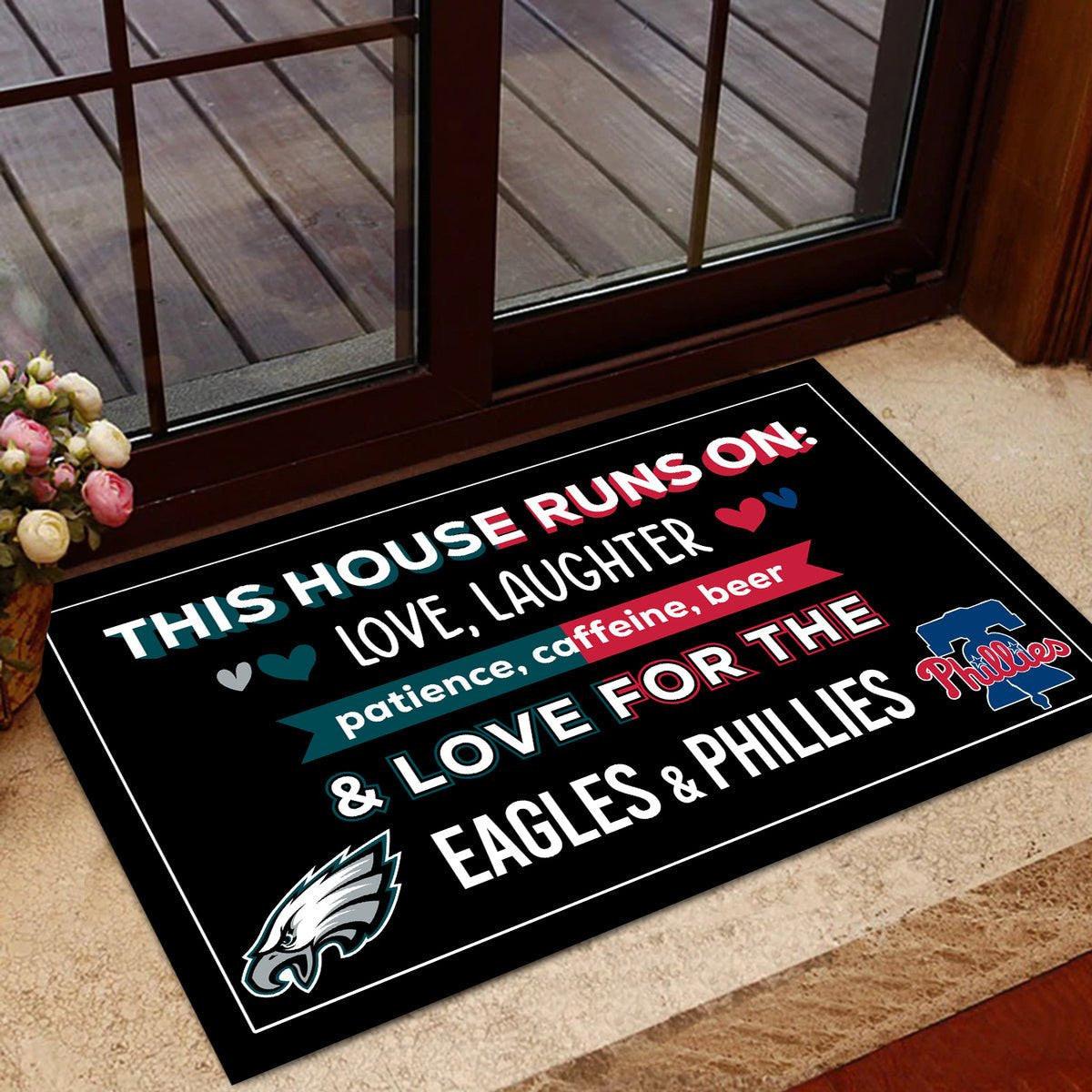 This House Runs On PLDPEG & PLDPL - Anti Slip Indoor Doormat.
