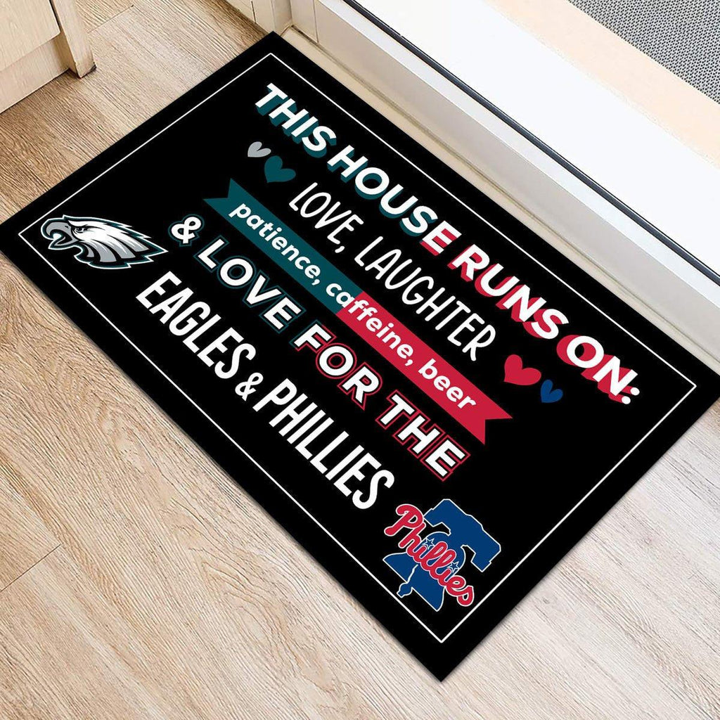 This House Runs On PLDPEG & PLDPL - Anti Slip Indoor Doormat.