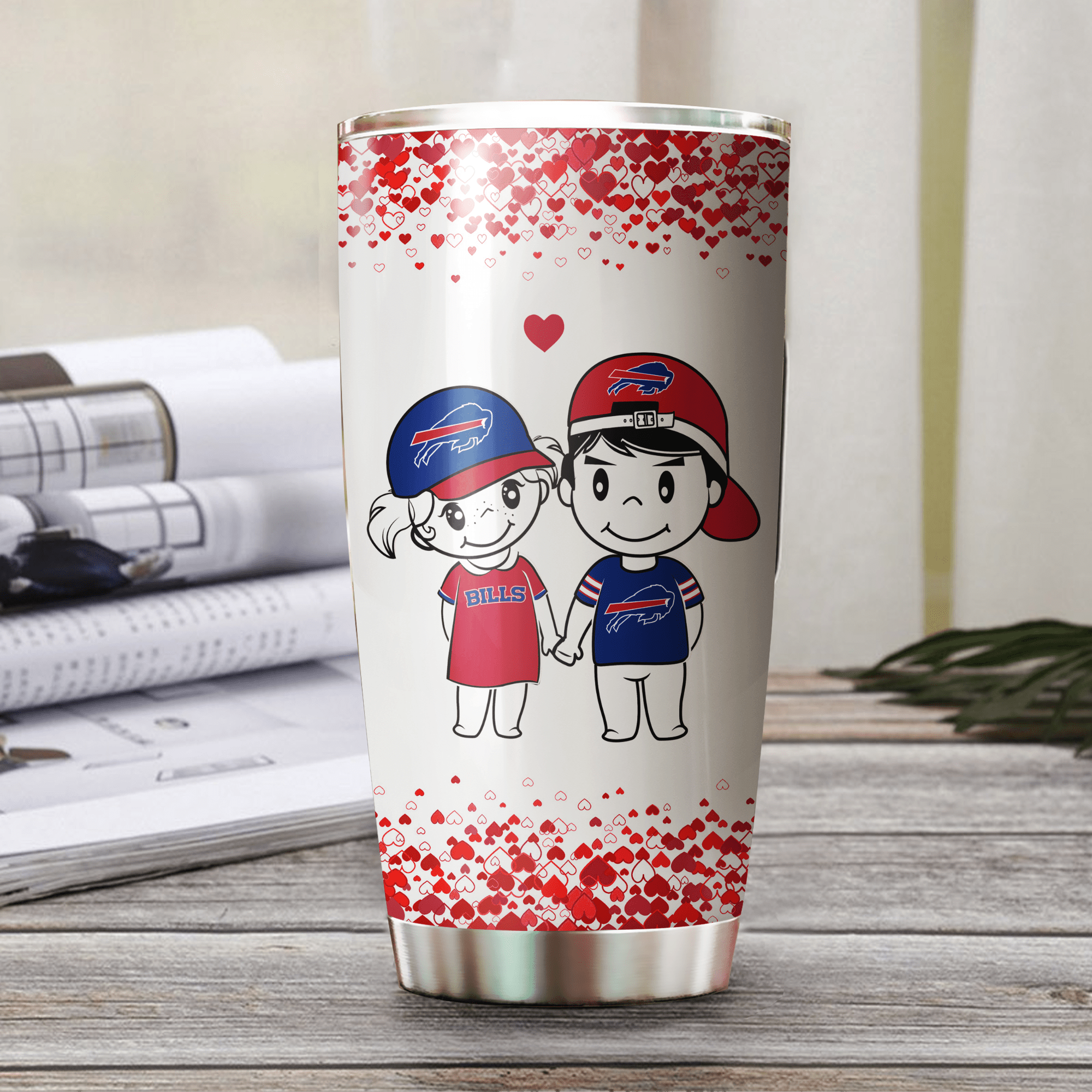 Valentine's Day Gift - Buffalo Football Tumbler.