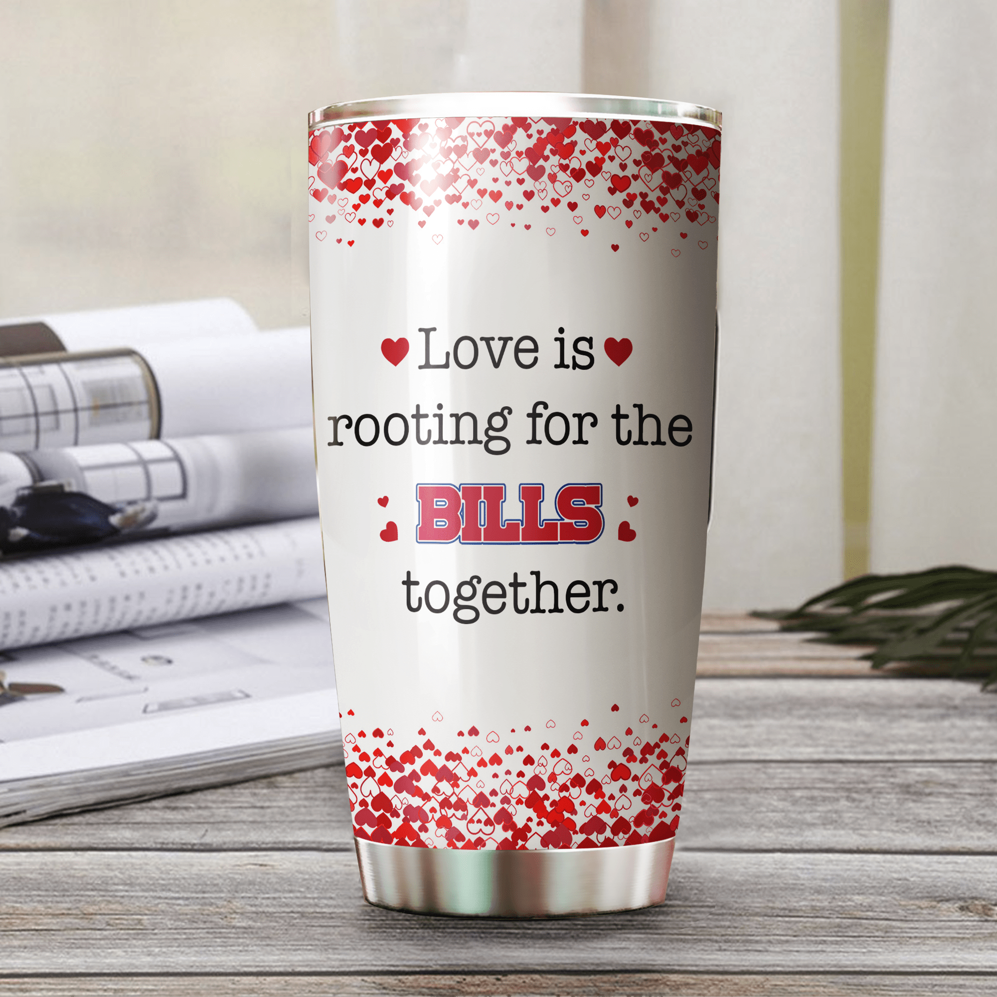 Valentine's Day Gift - Buffalo Football Tumbler.