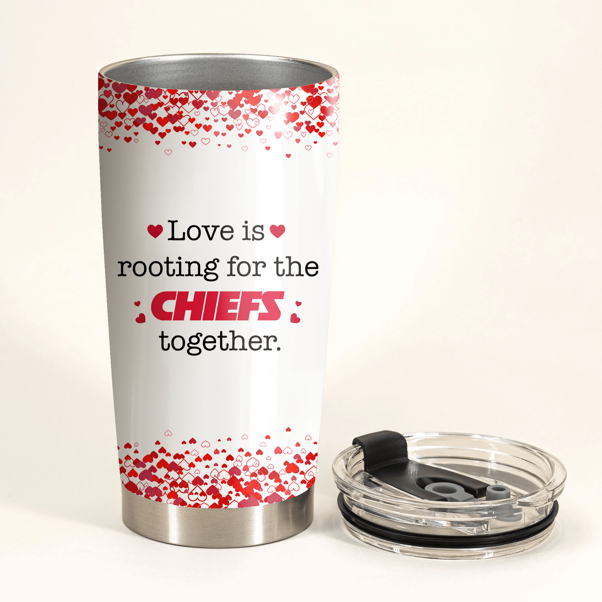 Valentine's Day Gift - Kansas City Football Tumbler.