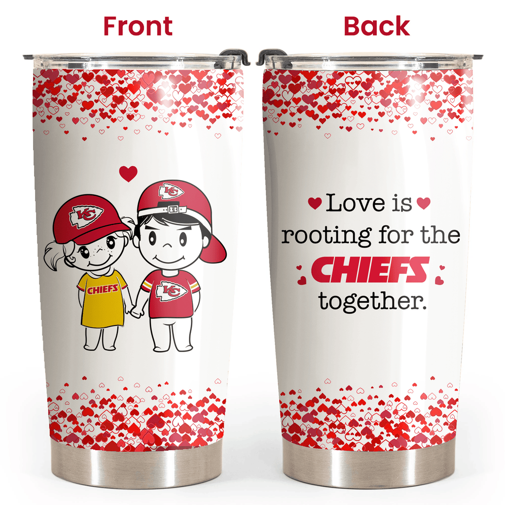Valentine's Day Gift - Kansas City Football Tumbler.