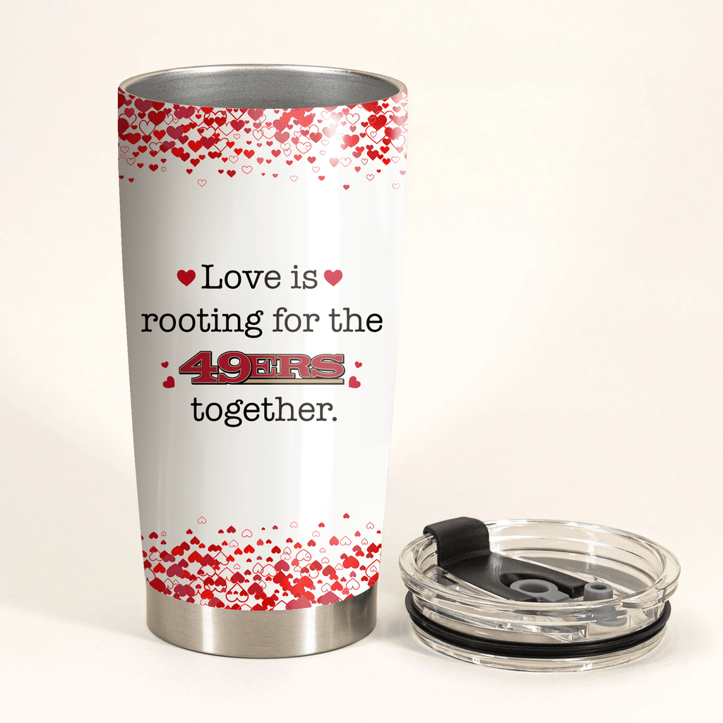 Valentine's Day Gift - San Francisco Football Tumbler.
