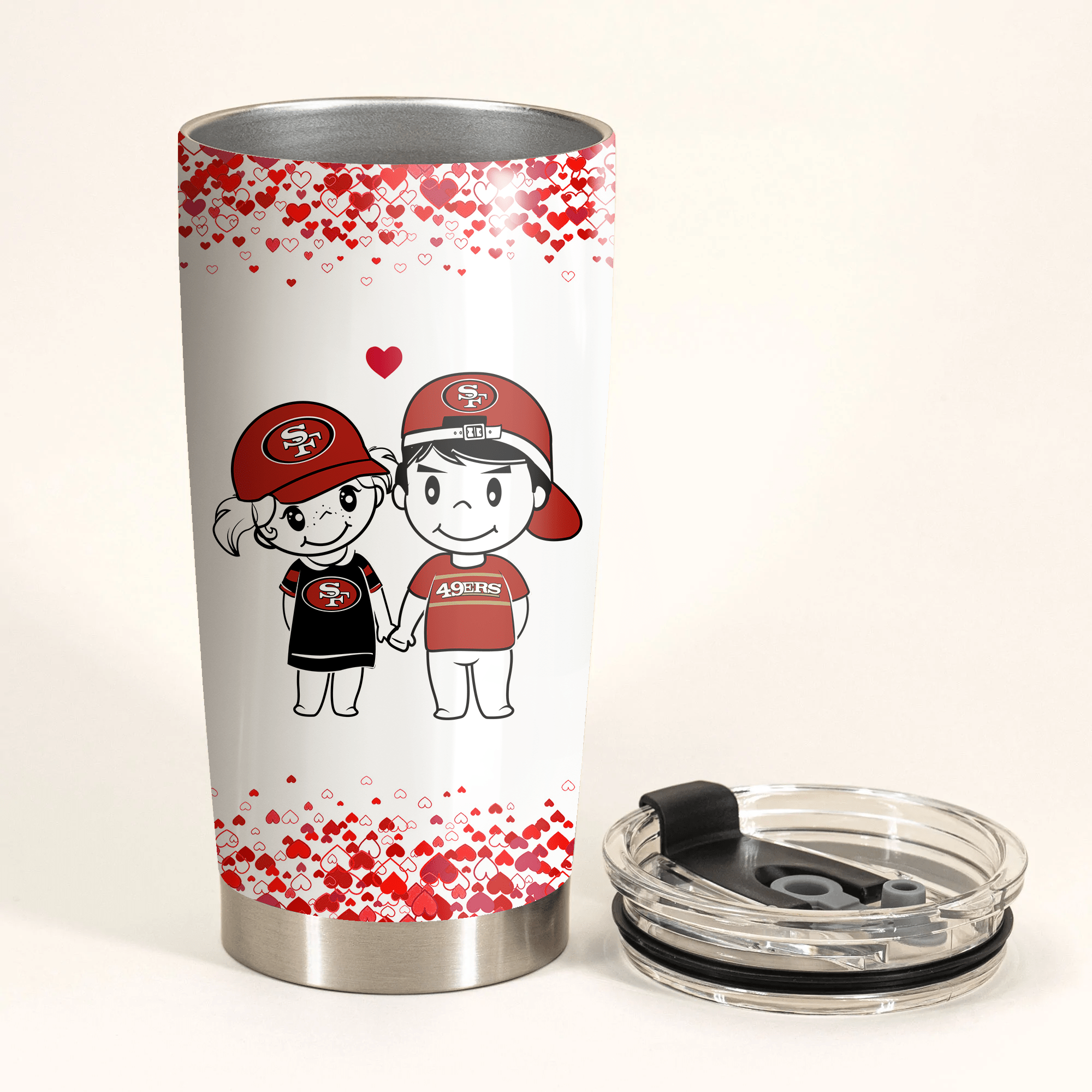 Valentine's Day Gift - San Francisco Football Tumbler.