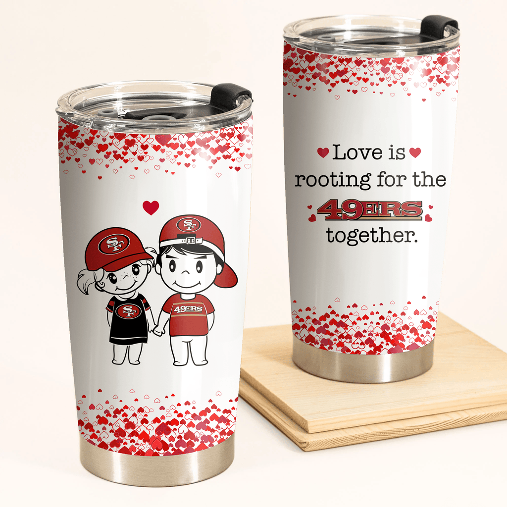 Valentine's Day Gift - San Francisco Football Tumbler.