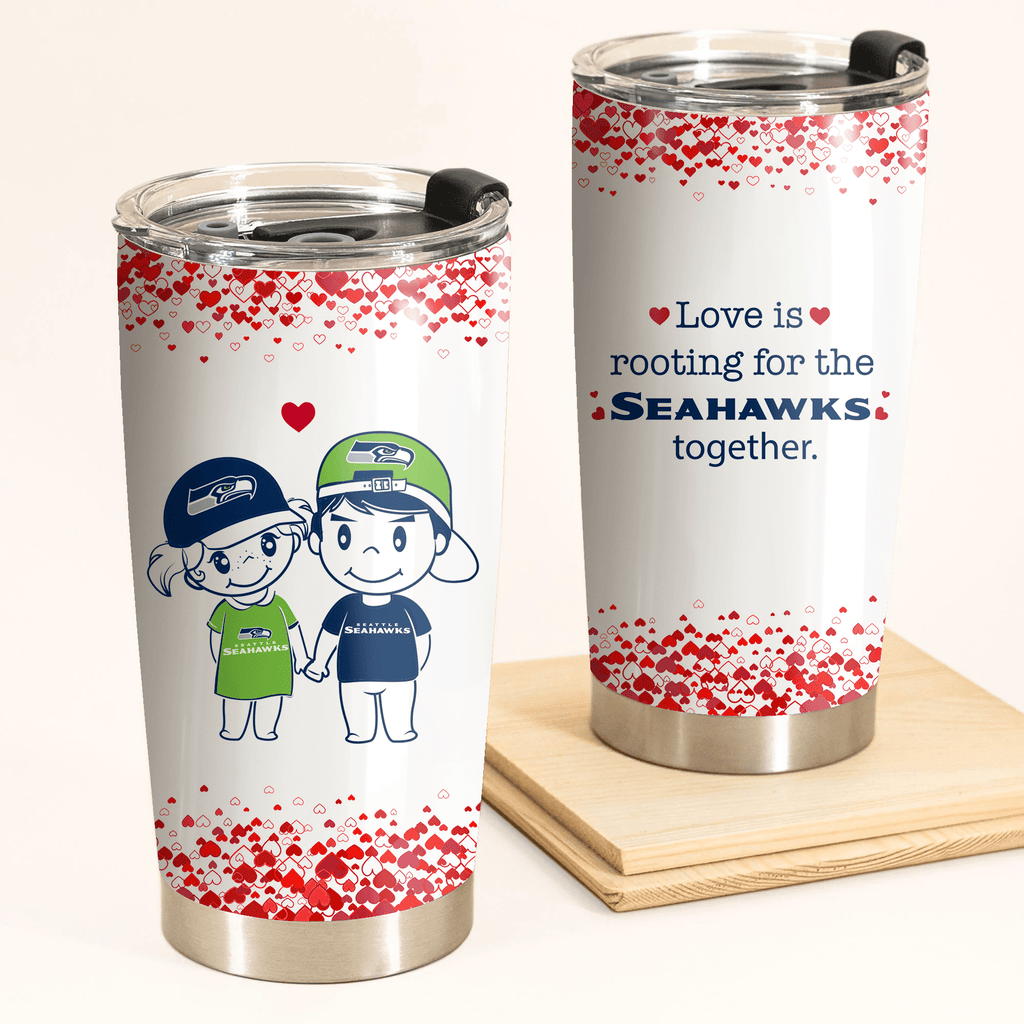 Valentine's Day Gift - Seattle Football Tumbler.