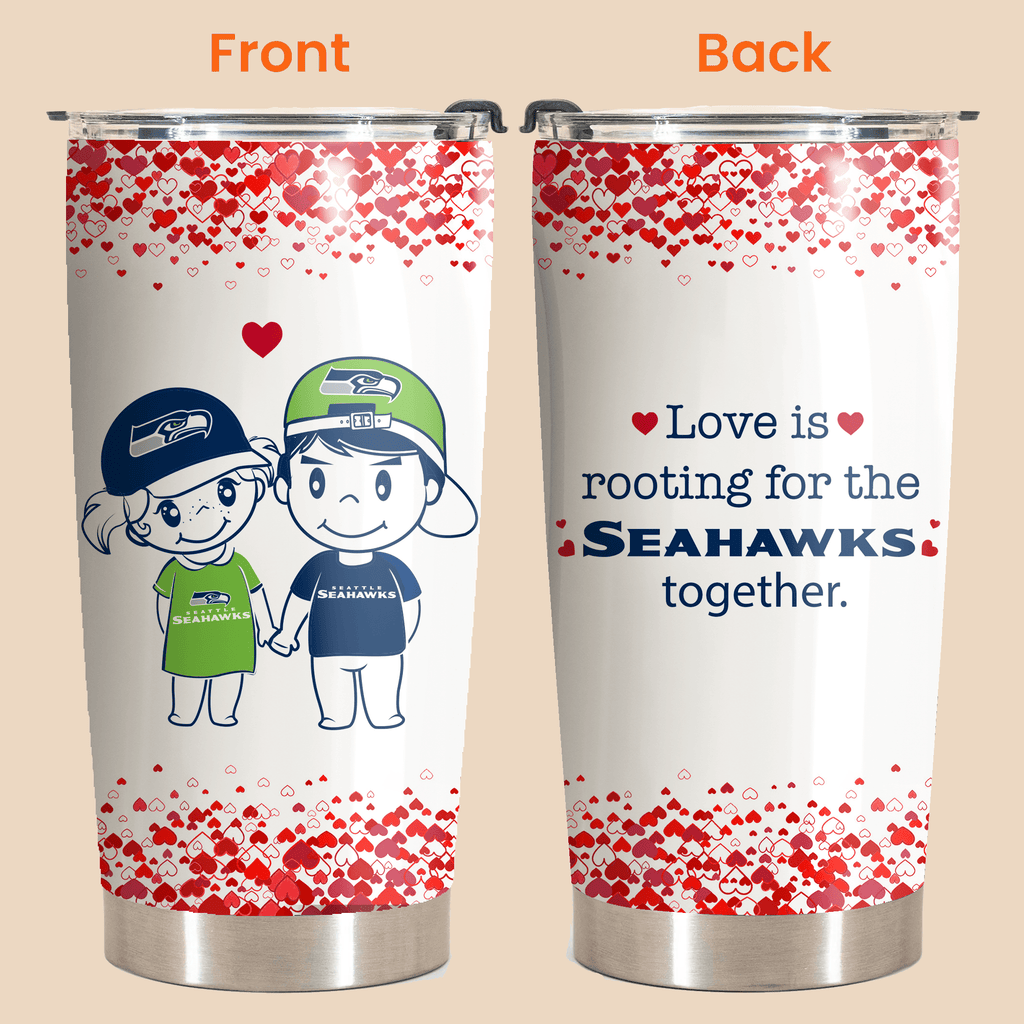 Valentine's Day Gift - Seattle Football Tumbler.