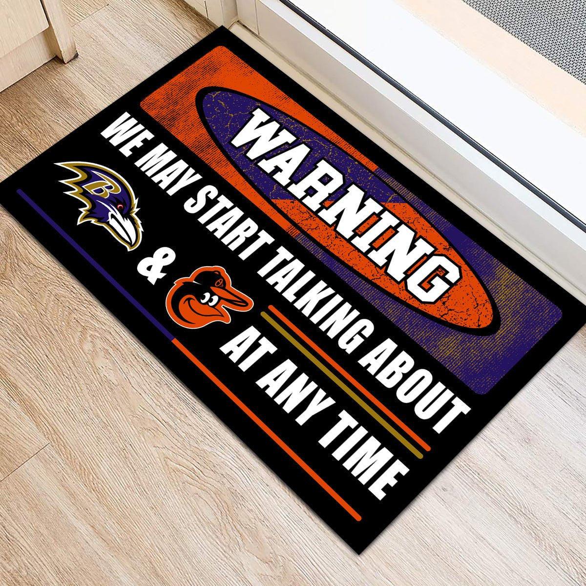 Warning We May Start Talking About BTM RV & OROL At Any Time Anti Slip Indoor Doormat.