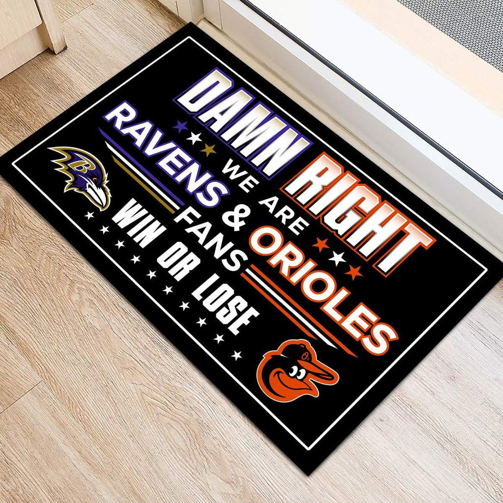 We are Baltimore RV&ORO Fans - Anti Slip Indoor Doormat.