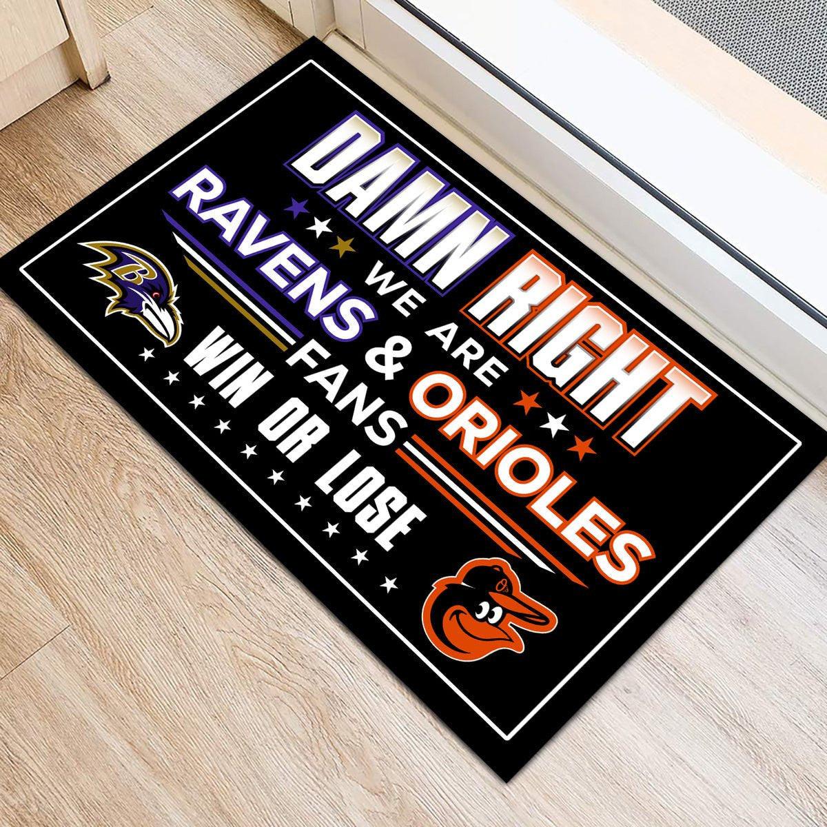 We are Baltimore RV&ORO Fans - Anti Slip Indoor Doormat.