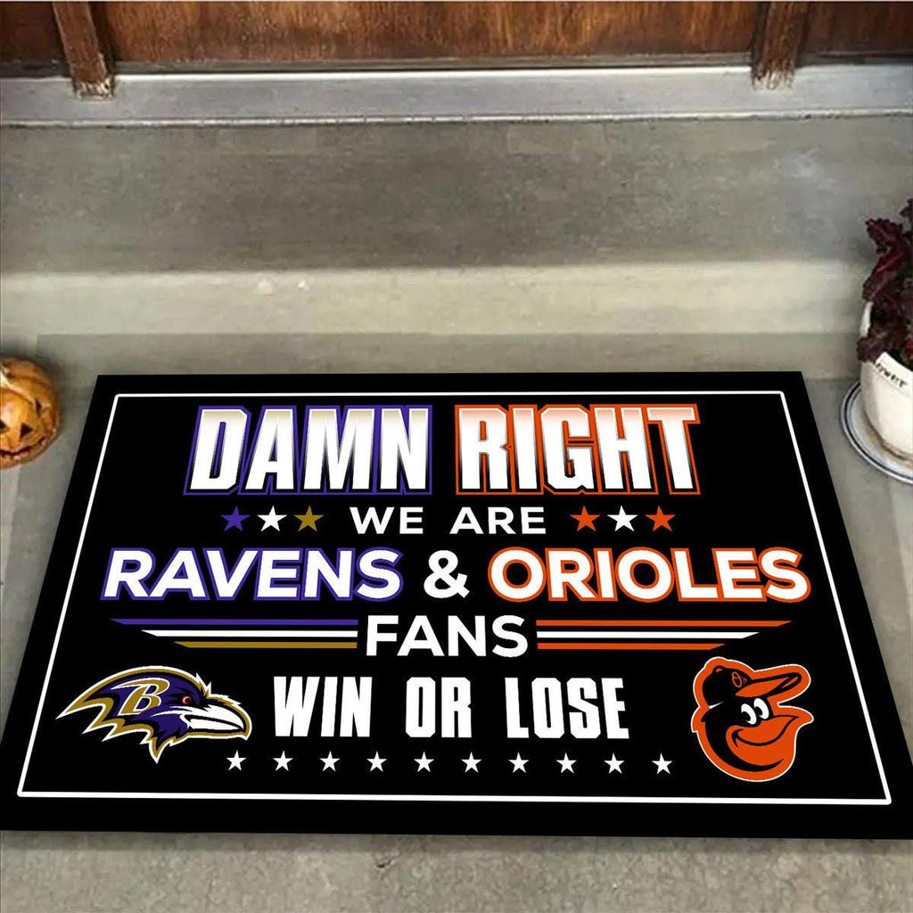 We are Baltimore RV&ORO Fans - Anti Slip Indoor Doormat.